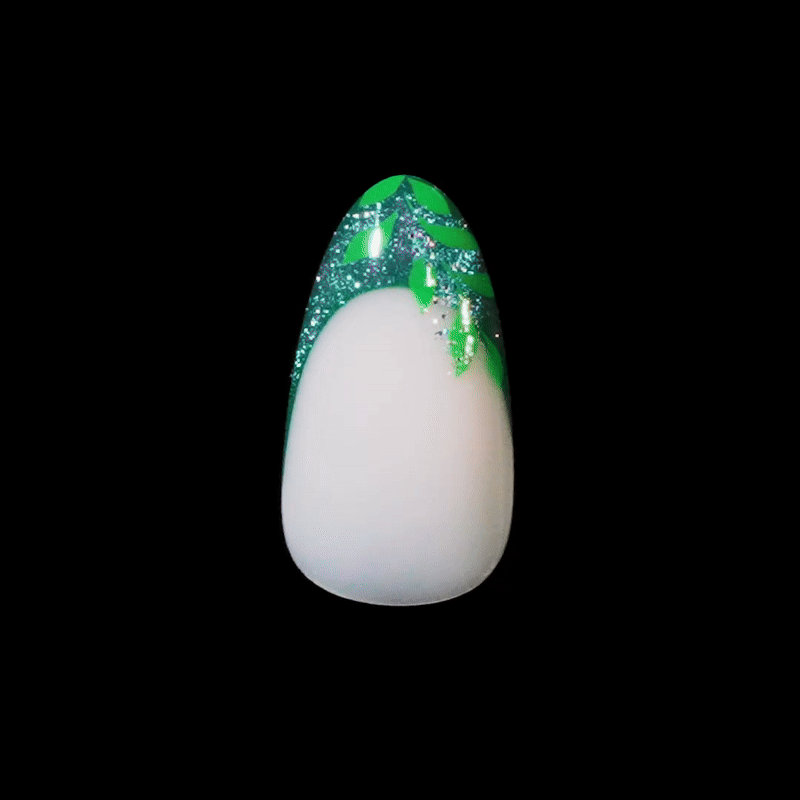 Kiss X WICKED: FOR GOOD | Dreams Take Flight | French Design, Green, Medium, Almond